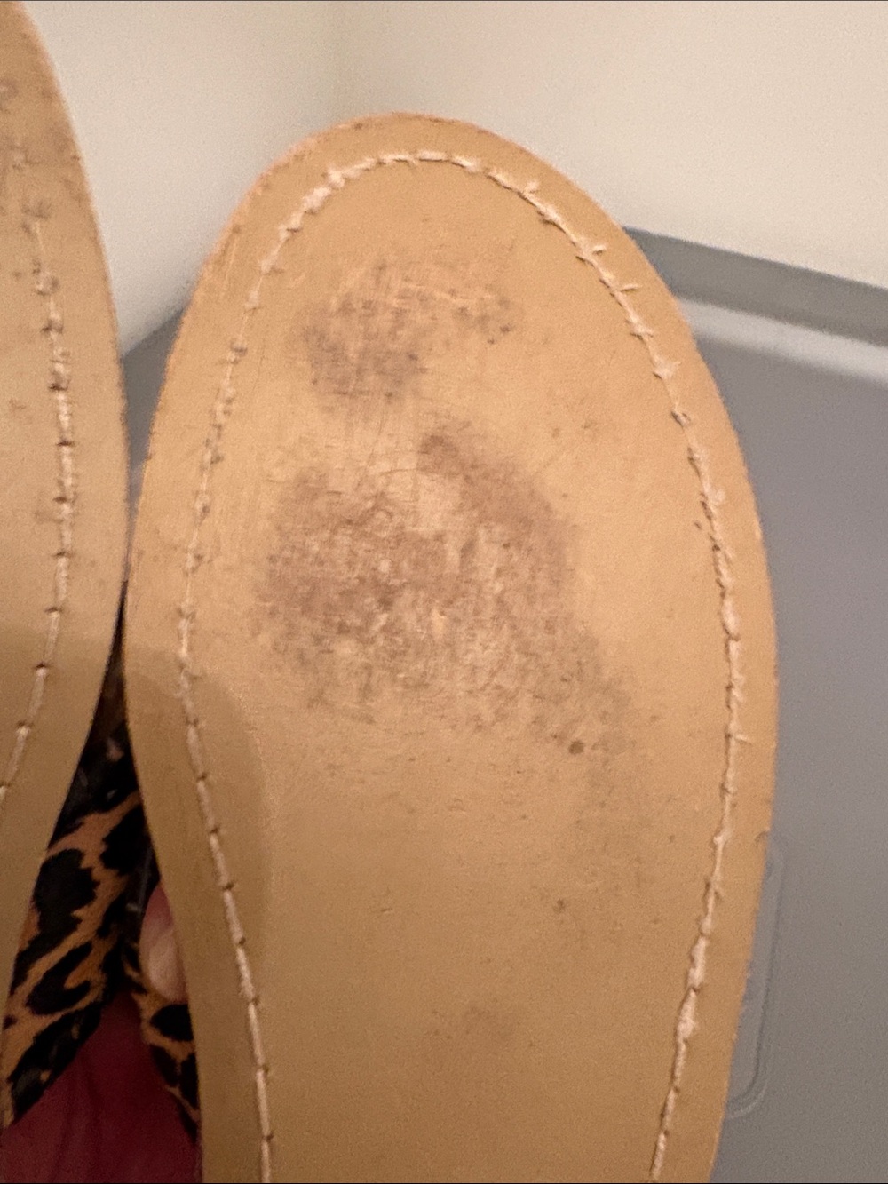 Jack Rogers Leopard-Print Thong Sandals in Tan and Black - Picture 11 of 12